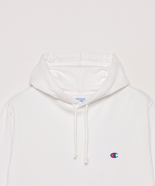 Champion（チャンピオン）の「【Champion】C3-Y136 HOODED SWEATSHIRT/フーディー/長袖/パーカー/チャンピオン（パーカー・メンズ・グレー/オートミール/ネイビー/ホワイト/ブラック/グリーン/ブルー/レッド/グレイッシュブルー/クリーム/チョコ/ブルーグリーン/グレイッシュベージュ・L/XL/S/M/XXL）」の21枚目の写真