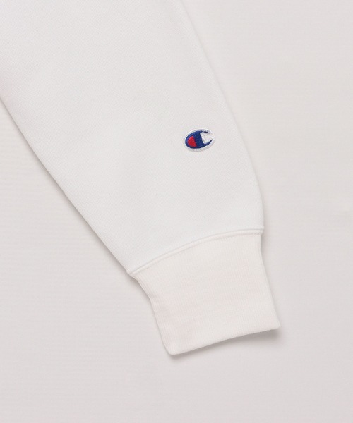 Champion（チャンピオン）の「【Champion】C3-Y136 HOODED SWEATSHIRT/フーディー/長袖/パーカー/チャンピオン（パーカー・メンズ・グレー/オートミール/ネイビー/ホワイト/ブラック/グリーン/ブルー/レッド/グレイッシュブルー/クリーム/チョコ/ブルーグリーン/グレイッシュベージュ・L/XL/S/M/XXL）」の22枚目の写真