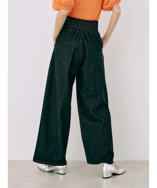 earth music&ecology(アースミュージックアンドエコロジー)の「フロントジップデニムパンツ(デニムパンツ・レディース・インディゴブルー/ブルー系その他・S/M)」の5枚目の写真