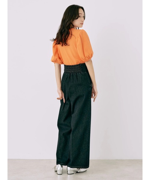 earth music&ecology(アースミュージックアンドエコロジー)の「フロントジップデニムパンツ(デニムパンツ・レディース・インディゴブルー/ブルー系その他・S/M)」の8枚目の写真