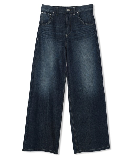 DURAS（デュラス）の「オリジナルバックプリントワイドデニム（デニムパンツ・レディース・グレー/インディゴブルー・S/M）」の20枚目の写真