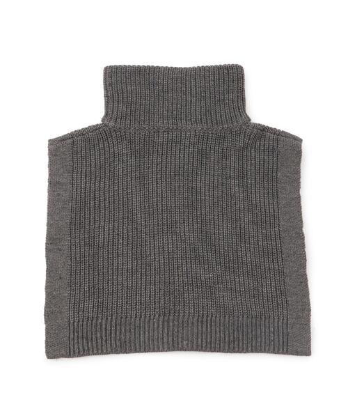 SHOO・LA・RUE（シューラルー）の「◆ニットネックウォーマー（ネックウォーマー/スヌード・レディース・アイボリー/ブラック/チャコールグレー/ワインレッド・00）」の6枚目の写真