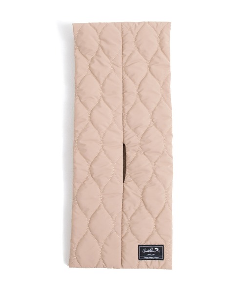 Arnold Palmer（アーノルドパーマー）の「キルト パディングマフラー（マフラー・レディース・ブラック/ベージュ・F）」の11枚目の写真