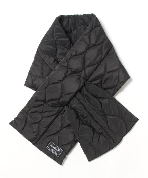 Arnold Palmer（アーノルドパーマー）の「キルト パディングマフラー（マフラー・レディース・ブラック/ベージュ・F）」の15枚目の写真