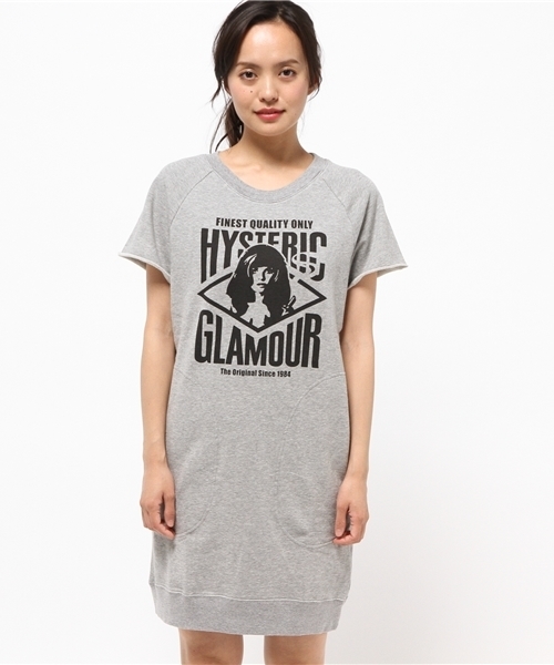HYSTERIC GLAMOUR(ヒステリックグラマー)の「ORIGINAL QUALITY pt OP(ワンピース・レディース・ブラック/トップグレー・FREE)」の3枚目の写真