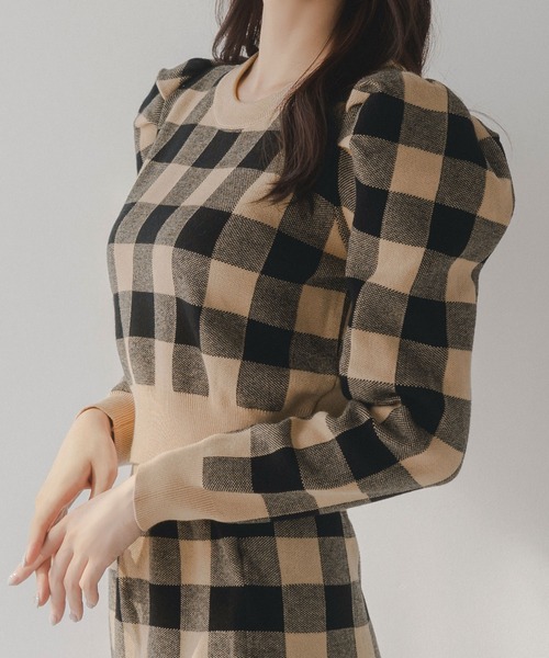 Julia Boutique（ジュリアブティック）の「ブロックチェック柄ショート