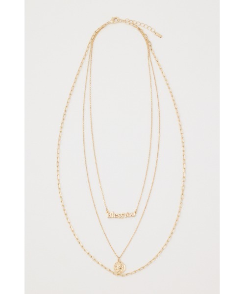 SLY（スライ）の「LAYER CHAIN NECKLACE レイヤー チェーン ネックレス（ネックレス・レディース・ゴールド/シルバー・FREE）」の9枚目の写真