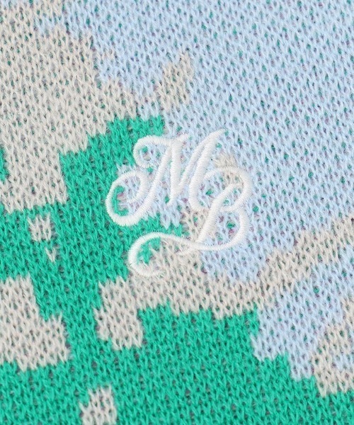 My sugar Babe(マイシュガーベイブ)の「MSB landscape knit / MSBランドスケープニット(ニット/セーター・レディース・ピンク/ブルー・LARGE/MEDIUM)」の4枚目の写真