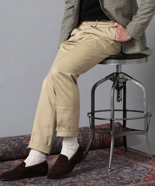 BEAMS F（ビームスエフ）の「BEAMS F / コットンツイル 1プリーツ