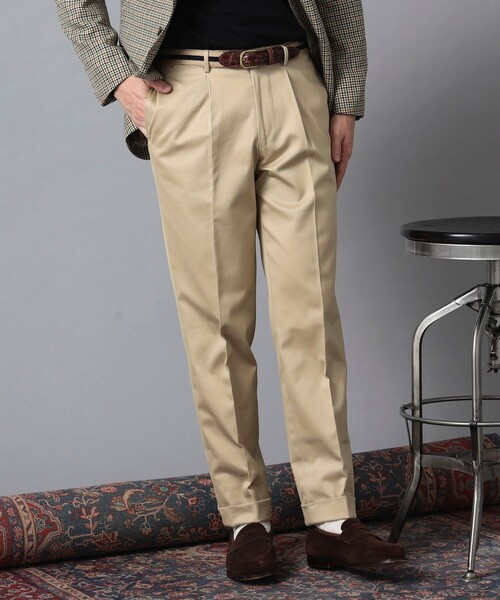 BEAMS F（ビームスエフ）の「BEAMS F / コットンツイル 1プリーツ