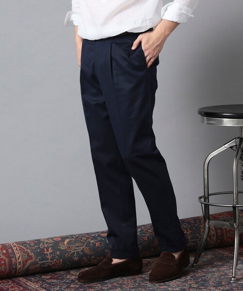 BEAMS F（ビームスエフ）の「BEAMS F / コットンツイル 1プリーツ