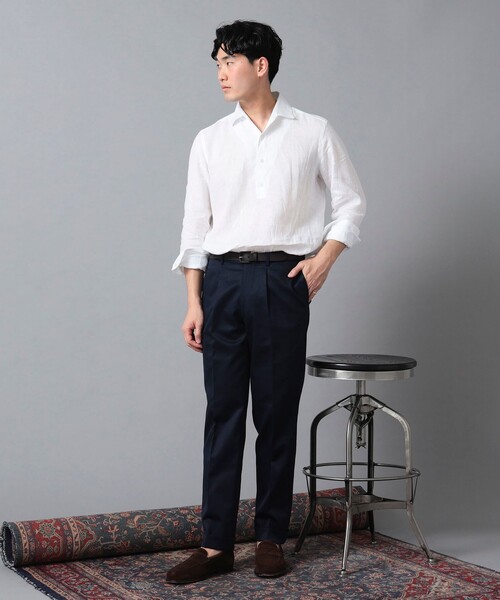 BEAMS F（ビームスエフ）の「BEAMS F / コットンツイル 1プリーツ