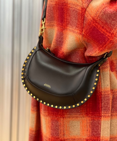 ISABEL MARANT（イザベルマラン）の「クロスボディバッグ（ショルダーバッグ・レディース・ブラウン/ブラック・ONE SIZE）」の9枚目の写真