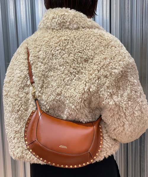 ISABEL MARANT（イザベルマラン）の「クロスボディバッグ（ショルダーバッグ・レディース・ブラウン/ブラック・ONE SIZE）」の12枚目の写真