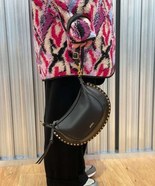 ISABEL MARANT（イザベルマラン）の「クロスボディバッグ（ショルダーバッグ・レディース・ブラウン/ブラック・ONE SIZE）」の11枚目の写真