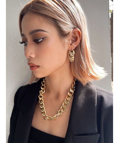 GYDA(ジェイダ)の「JEYSUS GG chain ネックレス(ネックレス・レディース・シルバー/ゴールド・FREE)」の5枚目の写真
