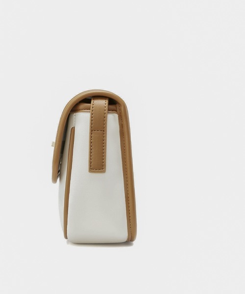 セール】牛床革パイピングショルダーバッグ（ショルダーバッグ