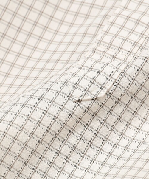 BEAMS（ビームス）の「BEAMS / ミニチェック プルオーバー シャツ（シャツ/ブラウス・メンズ・オフホワイト/ブラック・S/M/L/XL）」の18枚目の写真