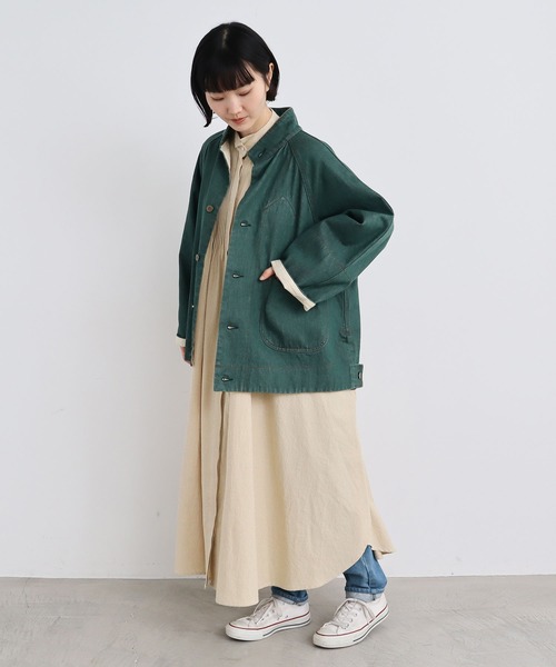 ARNYS フォレスティエール コーデュロイ 緑色 カバーオール サイズ48 6879994ca008b467ce1272ae4a7c3f