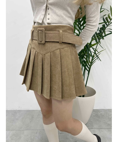 レイヤリングイレヘムフレアスカート(1 BEIGE2): : ウィメンズ