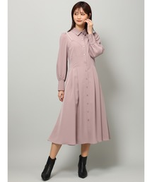 パールショルダーシャツワンピース/MM347417