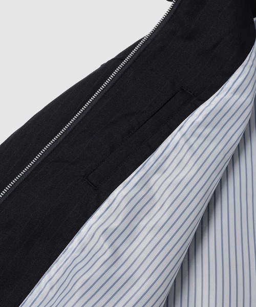 BLACKコムデギャルソン　ストライプブルゾン COMME des GARCONS - □□COMME des GARCONS コムデギャルソン