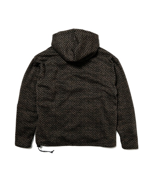 Hombre Nino（オンブレニーニョ）の「Hombre Nino FLEECE HOODED PULL OVER HN0232-CT0003（パーカー・メンズ・ブラウン/チャコールグレー・X-LARGE/MEDIUM/LARGE）」の4枚目の写真