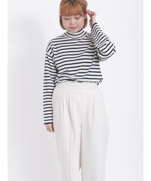 Samansa Mos2（サマンサ モスモス）の「ミラノリブハイネックニット