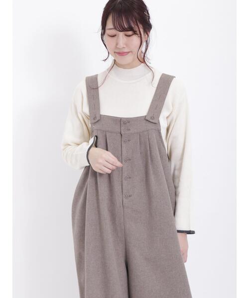 Samansa Mos2（サマンサ モスモス）の「ミラノリブハイネックニット（ニット/セーター・レディース・オフホワイト/チャコールグレー/ネイビー/グリーン・F）」の9枚目の写真