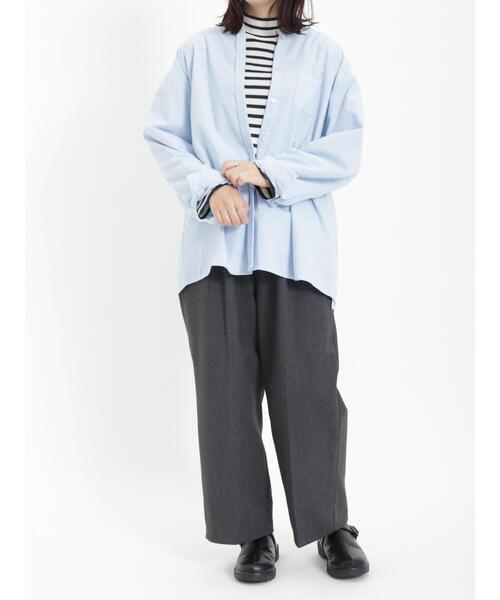 Samansa Mos2（サマンサ モスモス）の「ミラノリブハイネックニット（ニット/セーター・レディース・オフホワイト/チャコールグレー/ネイビー/グリーン・F）」の18枚目の写真