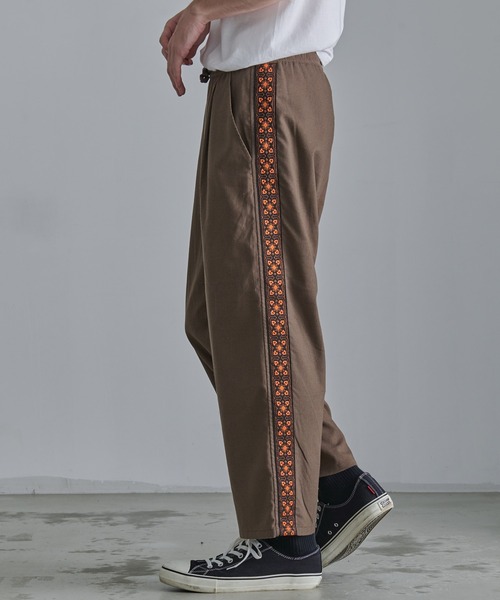 Revo.（レボ）の「【Revo.】TR リネンジャガードテープラインイージーパンツ/メンズ（その他パンツ・メンズ・ブラウン/ホワイト/ブラック・M/L）」の16枚目の写真