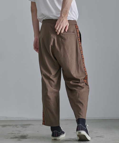 Revo.（レボ）の「【Revo.】TR リネンジャガードテープラインイージーパンツ/メンズ（その他パンツ・メンズ・ブラウン/ホワイト/ブラック・M/L）」の19枚目の写真