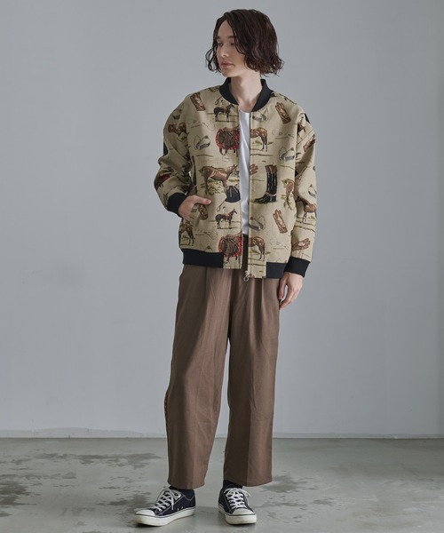 Revo.（レボ）の「【Revo.】TR リネンジャガードテープラインイージーパンツ/メンズ（その他パンツ・メンズ・ブラウン/ホワイト/ブラック・M/L）」の12枚目の写真