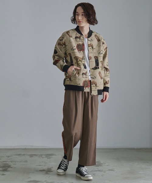 Revo.（レボ）の「【Revo.】TR リネンジャガードテープラインイージーパンツ/メンズ（その他パンツ・メンズ・ブラウン/ホワイト/ブラック・M/L）」の14枚目の写真