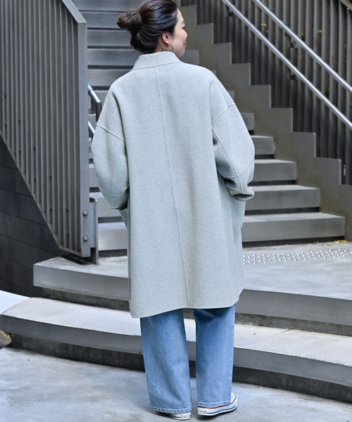 追加》S120ブレンドリバーシブルミドル丈コート（その他アウター