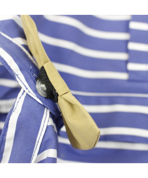 maarook（マルーク）の「ボールドストライプ蝶ネクタイ付スタンドカラーシャツ（シャツ/ブラウス・キッズ・ネイビー・110cm/120cm/130cm）」の5枚目の写真