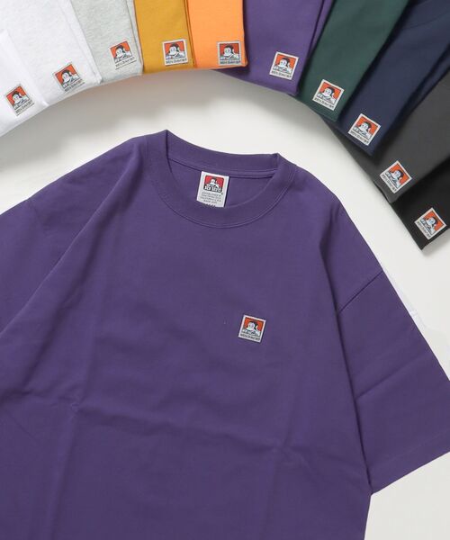 BEN DAVIS(ベンデイビス)の「【BEN DAVIS(ベンデイビス)】BEN'S LABEL BIG T / 10色展開 クルーネック ピスポケット ブランドタグ 定番 無地 半袖Tシャツ ゴリラ(Tシャツ/カットソー・メンズ・オレンジ/チャコール/パープル/グリーン系その他/マスタード/ダークネイビー/ホワイト/オフホワイト/グレー/ブラック・X-LARGE/LARGE/MEDIUM/SMALL)」の8枚目の写真