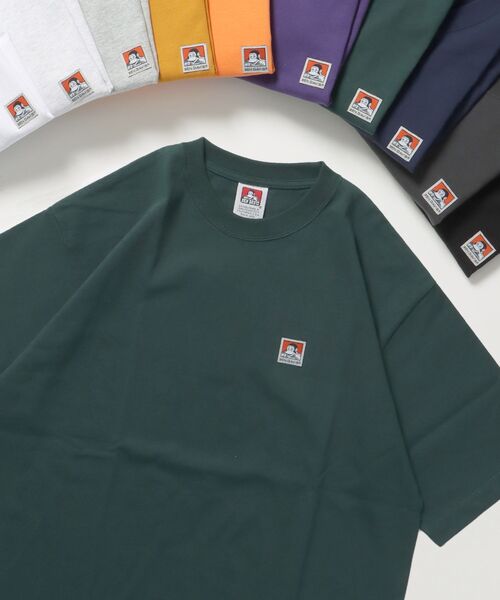 BEN DAVIS(ベンデイビス)の「【BEN DAVIS(ベンデイビス)】BEN'S LABEL BIG T / 10色展開 クルーネック ピスポケット ブランドタグ 定番 無地 半袖Tシャツ ゴリラ(Tシャツ/カットソー・メンズ・オレンジ/チャコール/パープル/グリーン系その他/マスタード/ダークネイビー/ホワイト/オフホワイト/グレー/ブラック・X-LARGE/LARGE/MEDIUM/SMALL)」の6枚目の写真