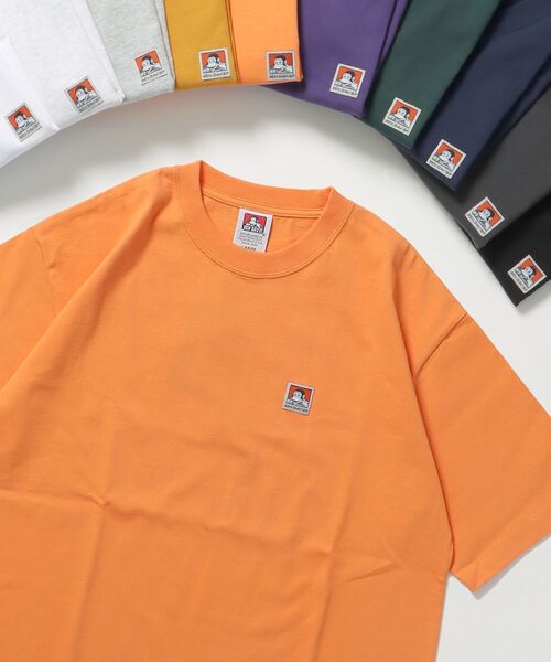 BEN DAVIS(ベンデイビス)の「【BEN DAVIS(ベンデイビス)】BEN'S LABEL BIG T / 10色展開 クルーネック ピスポケット ブランドタグ 定番 無地 半袖Tシャツ ゴリラ(Tシャツ/カットソー・メンズ・オレンジ/チャコール/パープル/グリーン系その他/マスタード/ダークネイビー/ホワイト/オフホワイト/グレー/ブラック・X-LARGE/LARGE/MEDIUM/SMALL)」の10枚目の写真