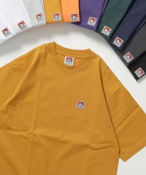 BEN DAVIS(ベンデイビス)の「【BEN DAVIS(ベンデイビス)】BEN'S LABEL BIG T / 10色展開 クルーネック ピスポケット ブランドタグ 定番 無地 半袖Tシャツ ゴリラ(Tシャツ/カットソー・メンズ・オレンジ/チャコール/パープル/グリーン系その他/マスタード/ダークネイビー/ホワイト/オフホワイト/グレー/ブラック・X-LARGE/LARGE/MEDIUM/SMALL)」の9枚目の写真