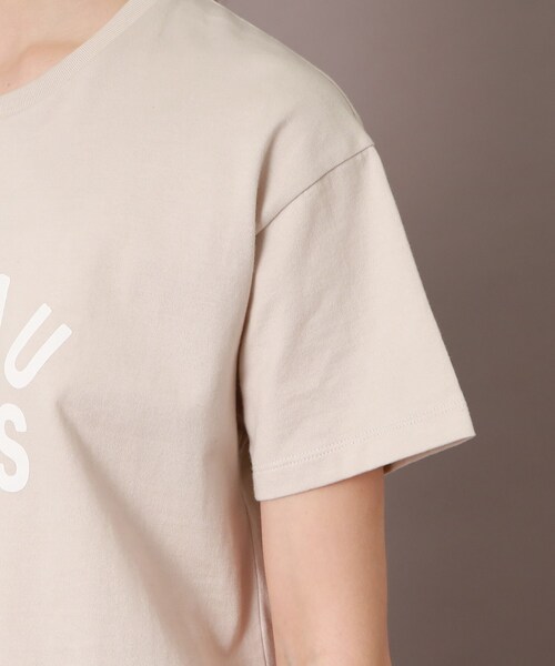 DRESSTERIOR(ドレステリア)の「【洗える/カラー豊富】ベーシックロゴTシャツ(Tシャツ/カットソー・レディース・グリーン/ネイビー/ホワイト/ナチュラル・34/38/36)」の9枚目の写真