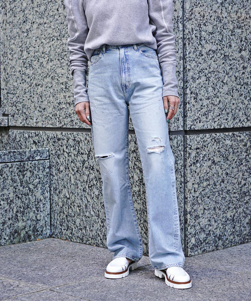 NEEDBY heritage(ニードバイヘリテージ)の「NEEDBY heritage(ニードバイヘリテージ)NO.7/ハイライズストレート/N1V2V01(その他パンツ・レディース・その他18・24/25/26/27/28)」の4枚目の写真