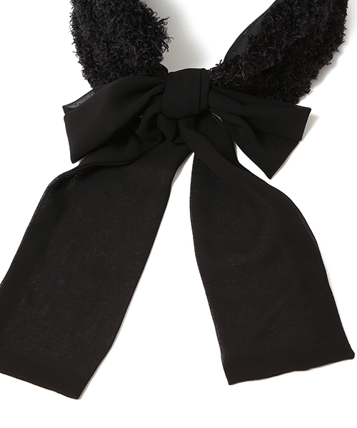 CAROLINA GLASER（カロリナ グレイサー）の「WEARISTA“maho”×CAROLINA GLASER / 2WAY ヘアバンド（ヘアバンド・レディース・ブラック/ベージュ・ONE SIZE）」の12枚目の写真