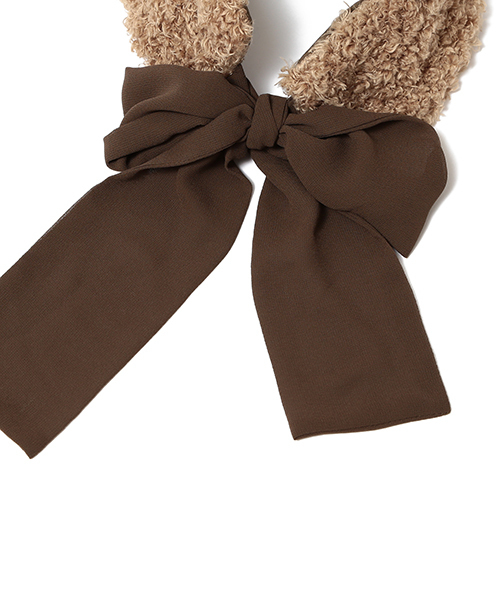 CAROLINA GLASER（カロリナ グレイサー）の「WEARISTA“maho”×CAROLINA GLASER / 2WAY ヘアバンド（ヘアバンド・レディース・ブラック/ベージュ・ONE SIZE）」の11枚目の写真