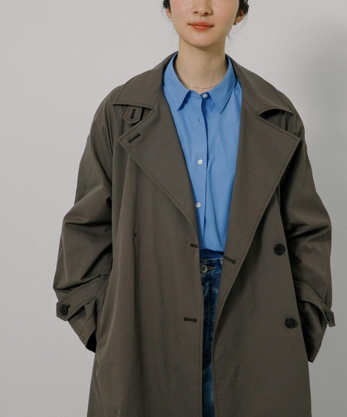 THOMAS MASON（トーマス メイソン）の「トーマスメイソンベーシックシャツ（シャツ/ブラウス・レディース・ロイヤルブルー/ストライプ/ホワイト・FREE）」の13枚目の写真