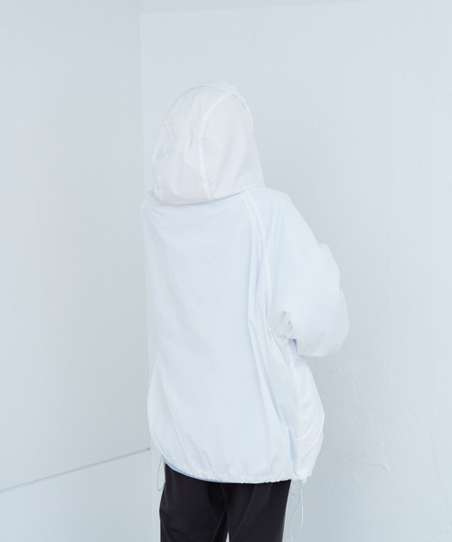 WHIMSIC（ウィムジック）の「【UNISEX】ECWCS GEN1 ナイロンシェルパーカー（その他アウター・メンズ・ブラック/ホワイト・FREE）」の7枚目の写真