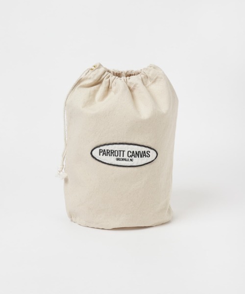 PARROTT CANVAS（パロットキャンバス）の「PARROTT CANVAS　シューズバック（ショルダーバッグ・レディース・ネイビー/オフホワイト・-）」の6枚目の写真