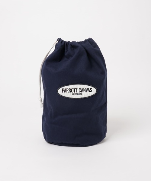 PARROTT CANVAS（パロットキャンバス）の「PARROTT CANVAS　シューズバック（ショルダーバッグ・レディース・ネイビー/オフホワイト・-）」の7枚目の写真