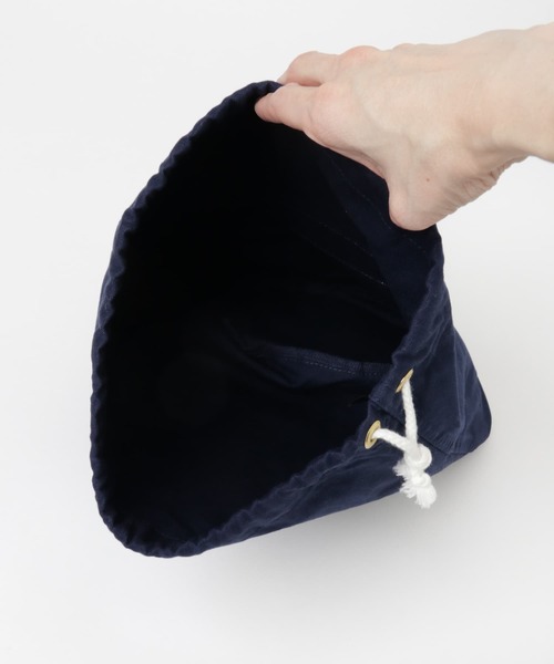PARROTT CANVAS（パロットキャンバス）の「PARROTT CANVAS　シューズバック（ショルダーバッグ・レディース・ネイビー/オフホワイト・-）」の10枚目の写真