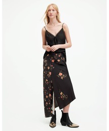 LUISA TANANA FLORAL PRINT MIDI SKIRT | LUISA TANANA フローラル プリント ミディ スカート